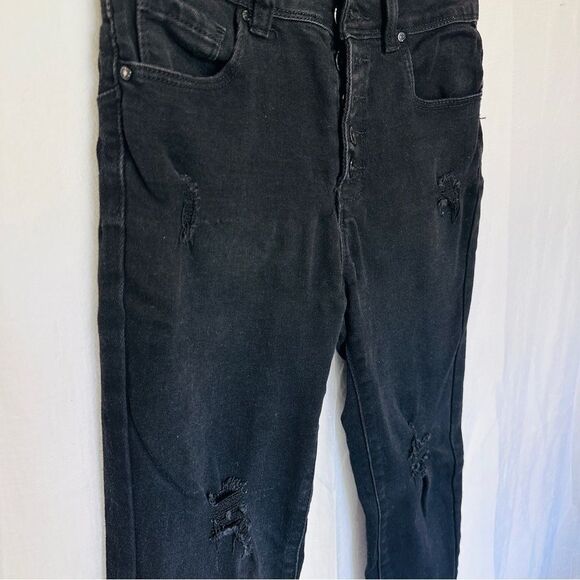 Blue Savvy Black Stretch Denim Capri Jeans Size 9/29 - Picture 4 of 9